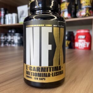 L - Carnitina + Metionina + Lisina 500mg | 120 caps