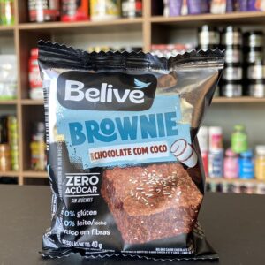 Brownie ZERO AÇÚCAR Sabor Chocolate com coco