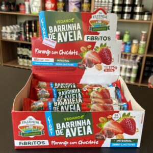 Barra de Aveia sabor Morango com Chocolate 25g